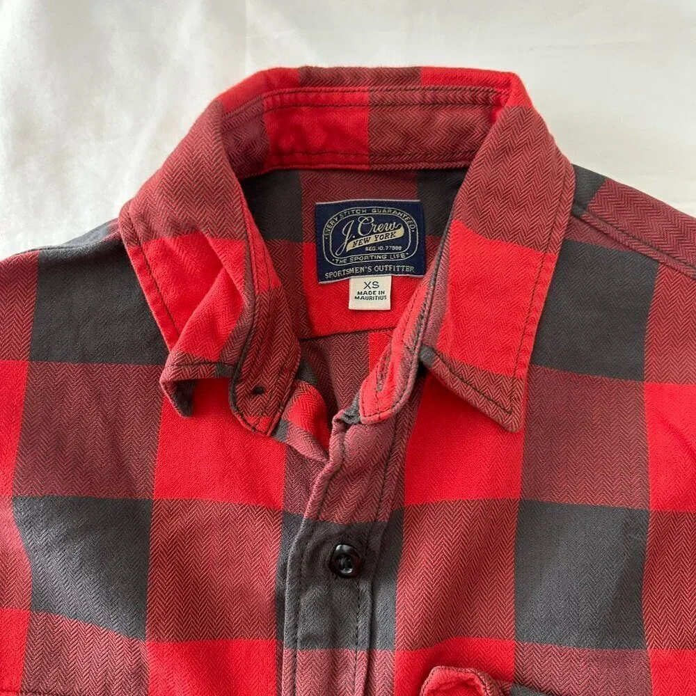 JCrew Flannel Long Sleeve Button Down